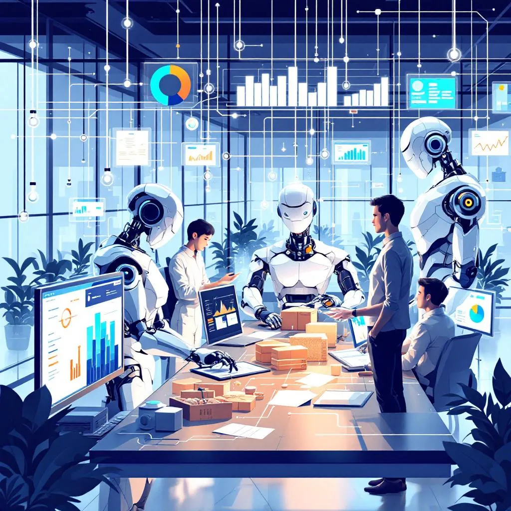 Robotik süreç otomasyonu ile çalışan dijital robotlar iş akışını optimize ediyor